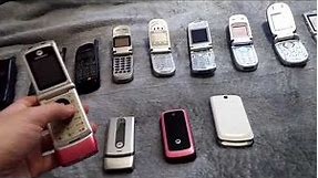 My Motorola Phone Collection from 1995 to 2011