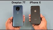 OnePlus 7T vs iPhone X SpeedTest & Camera Comparison