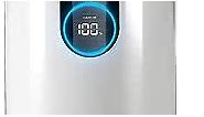 Shark Clean Sense Air Purifier for Bedroom and Office with HEPA Air Filter, Covers Up To 500 SQ FT,Removes Smoke, Dust, Allergens, and Pollutants, HP102, 1 Pack