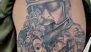 Army tattoo | Athokpam ink