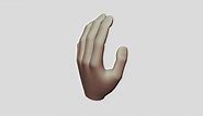 Stylized_hand_base_mesh - Download Free 3D model by Chris.cg (@chrismugo)