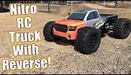Nitro Powered 4wd RC Truck With 2-Speed & Reverse! Kyosho Nitro Tracker Readyset Review | RC Driver