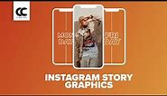 Instagram story graphic overlays
