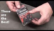 The Best Guitar Straplocks...in my Opinion! Dunlop Straplok Strap Retainers with Dual Design.