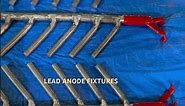 Lead anode fixtures for Hard Chrome Plating