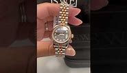 Rolex Datejust Everose Gold Steel MOP Diamond Dial Ladies Watch 179171 Review | SwissWatchExpo