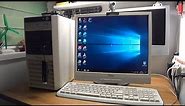 Working on an old Fujitsu Siemens Esprimo P5600 computer - upgrade & Windows 10 install