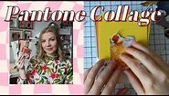 🌈 Pantone Collage 🌈 | Pantone Postcards Unboxing & Collage with Me, 100 Day Art Challenge 2023