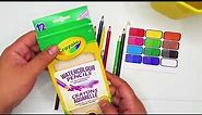 Unboxing and Review: Crayola Watercolor Pencils | My Art Life