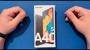 Samsung Galaxy A40s Unboxing