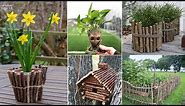 34+ Cheap And Easy DIY Home And Garden Projects Using Sticks And Twigs | DIY Gardening