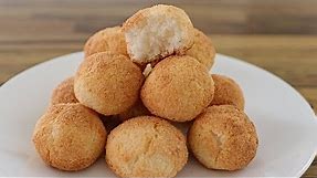 3-Ingredient Coconut Cookies Recipe