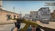 CS:GO Skin Spotlight: AK-47 | Gold Arabesque - Gameplay