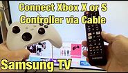 Samsung Smart TV: How to Connect Xbox X/S Controller via USB Cable