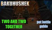How to beat Bakhushek - Two and Two Together WQ - World of Warcraft pet battle guide. (ENG)