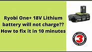 Ryobi One+ 18V Lithium Battery Fix