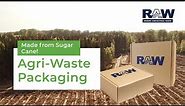 New Agriculture waste packaging made from sugar cane!