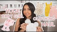 Baby Girl Clothing Haul 2021 | Affordable Newborn Outfits