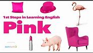 Learn 6 Pink Objects in English With PICTURES | Vocabulary For Kids
