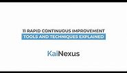 11 Rapid Continuous Improvement Tools and Techniques Explained