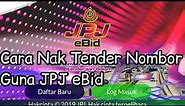 JPJ eBid-Tender Nombor Plat
