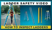 LADDER SAFETY | How to Inspect Portable Ladders