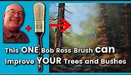 This ONE Bob Ross Brush CAN Improve Your Trees and Bushes 😲