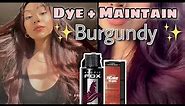 How I Dye my Hair Burgundy + Maintain the Color (+Tips & Advice)