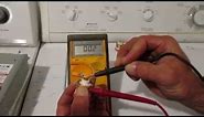 How to see if a fuse is blown using a meter