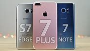 iPhone 7 Plus vs Samsung Galaxy S7 Edge & Note 7 Full Comparison!