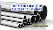 Pipe Weight Calculation | Steel Pipe Weight Chart | What is Piping