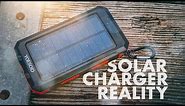 The Reality Behind Portable Solar Chargers! (20,000 mAh Yoesoid Review)