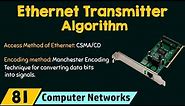 Ethernet Transmitter Algorithm