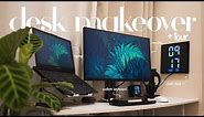 desk makeover + tour | a cozy desk that's functional (ish)