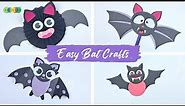 5 Easy Bat Crafts | DIY Paper Crafts For Kids