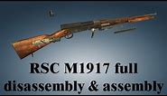 RSC M1917: full disassembly & assembly