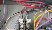 Burned Wires Inside AC Unit Connect to Contactor Goes to Capacitor