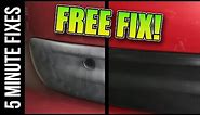 How To Restore Your Cars Bumpers Back To Black for FREE