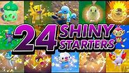 How to Shiny Hunt ALL 24 STARTER Pokemon in The Indigo Disk | Pokemon Scarlet and Violet DLC Pt 2