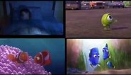 All four monsters inc & nemo movies at once