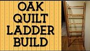 Oak Quilt Rack Build