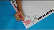 2 new Chart paper decorations project/chart paper decorations/corners & frame border design on paper