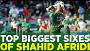 Top Biggest Sixes of Boom Boom Shahid Afridi | PCB | MA2A