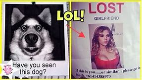 Most Hilarious Missing Posters Ever - Funny Lost & Found Posters