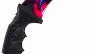 Milaloko Karambit Knife Trainer Without Cutting Edge Practice Training Knife with Sheath for Beginner 100% Safe Trainer Tool,XK2-001