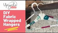 DIY Fabric Wrapped Hangers Tutorial