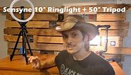 Sensyne 10" Ring Light + 50" Tripod - Overview & Demo