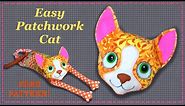 Easy Patchwork Kitty Cat || FREE PATTERN || Full Tutorial with Lisa Pay