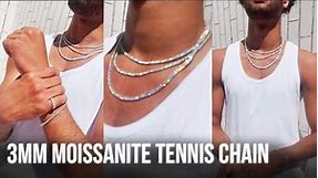 3MM VVS Moissanite Tennis Chain - ICECARTEL Review