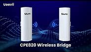 UeeVii CPE820 Gigabit Wireless Bridge Long Range P2P Bridge: How Does It Work?